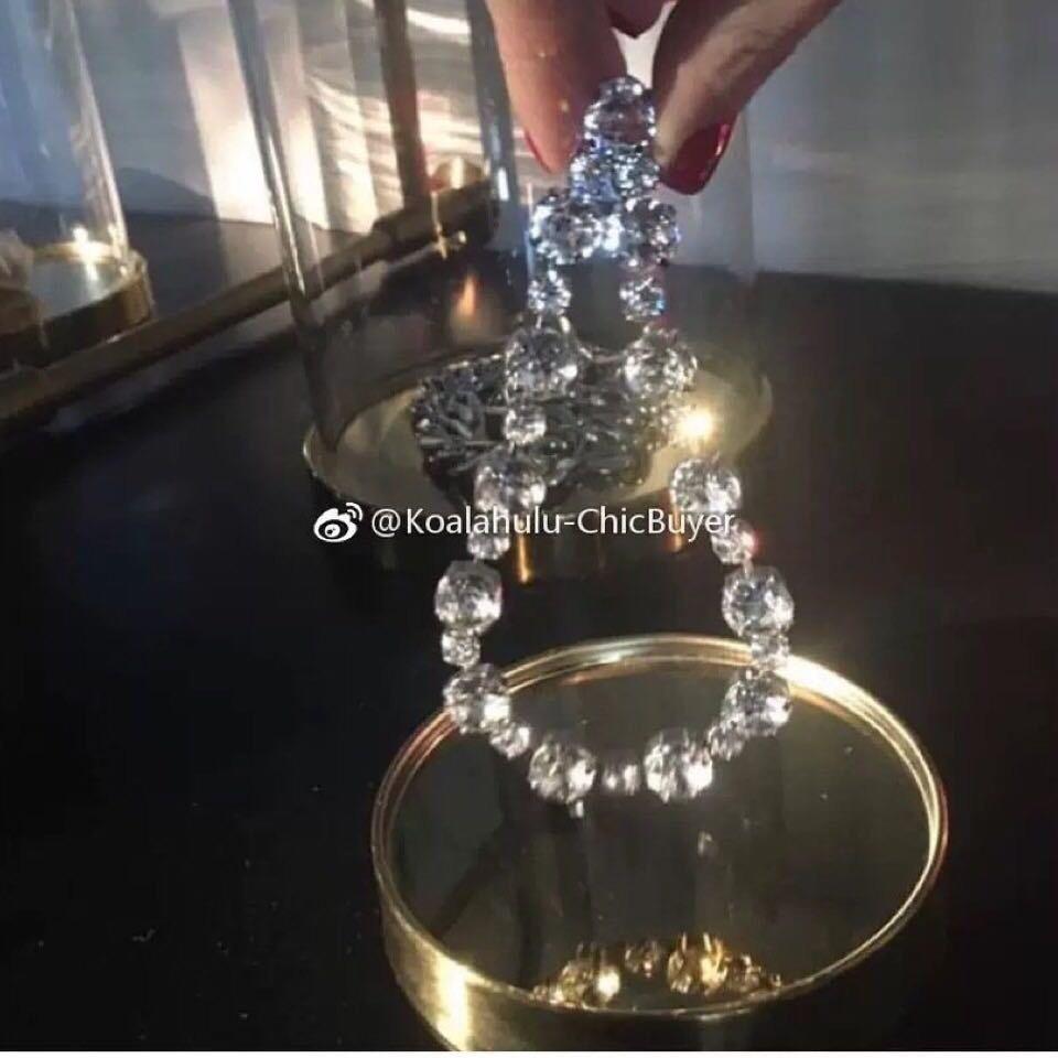 超级好看的水滴型水鑽耳環 時尚個性耳環 長款滿鑽氣質耳釘 夜店派對