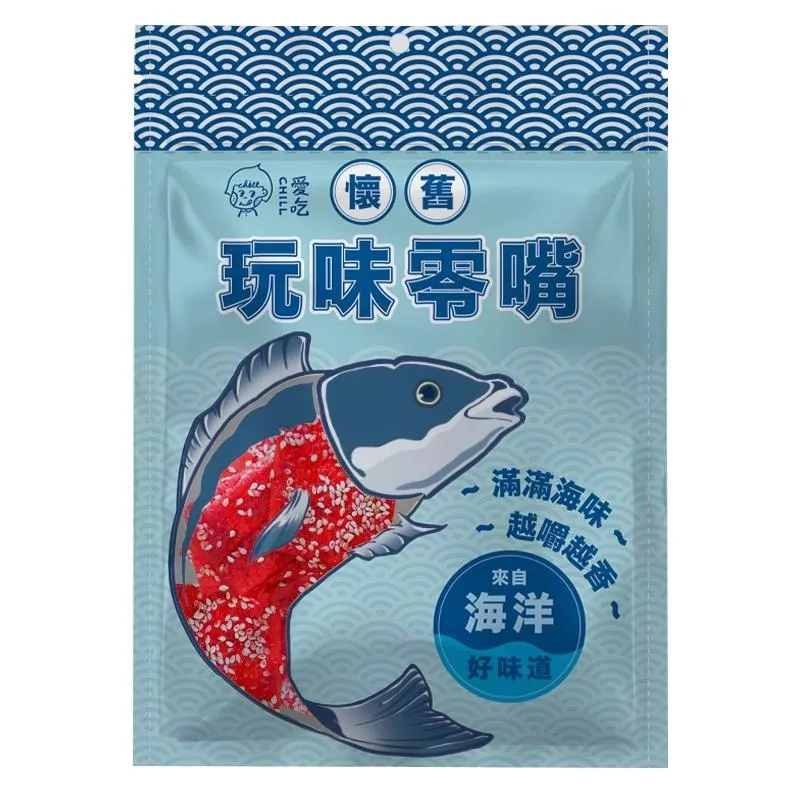 CHILL愛吃-最鮮海味-懷舊古早味系列-鐵板燒芝麻魚片(100g)