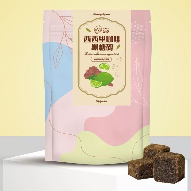 CHILL愛吃-西西里咖啡黑糖磚(17克*10顆)
