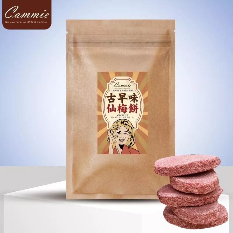 Cammie-阿美姨柑仔店-古早味仙梅餅(100克)