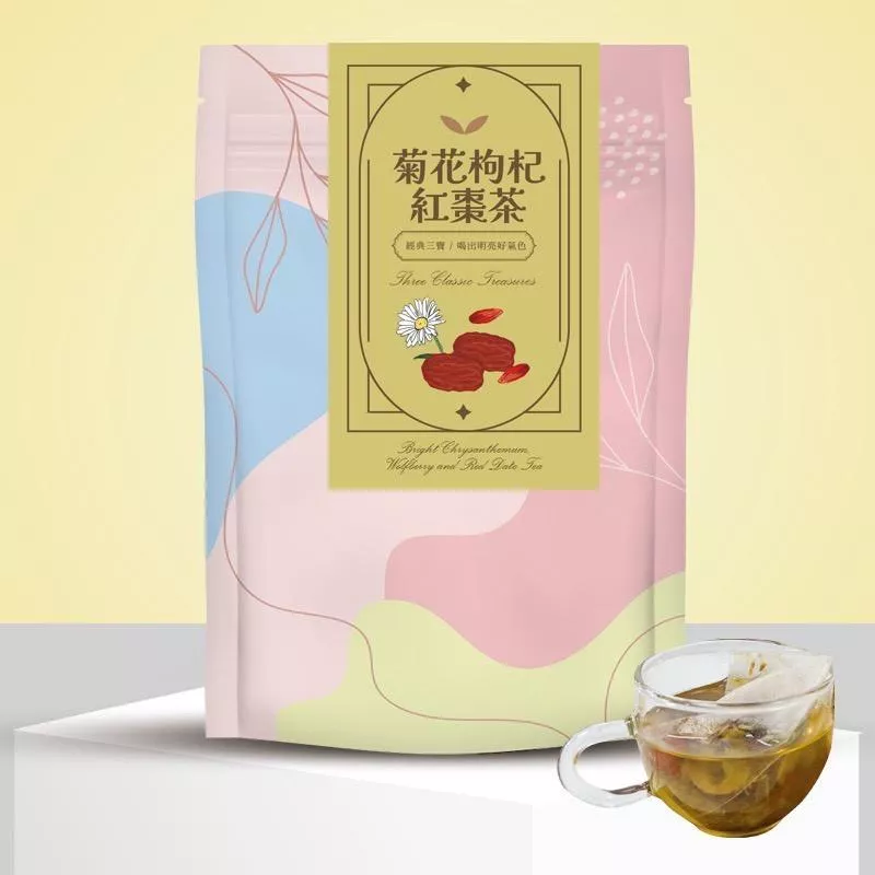 明亮菊花枸杞紅棗茶｜經典三寶