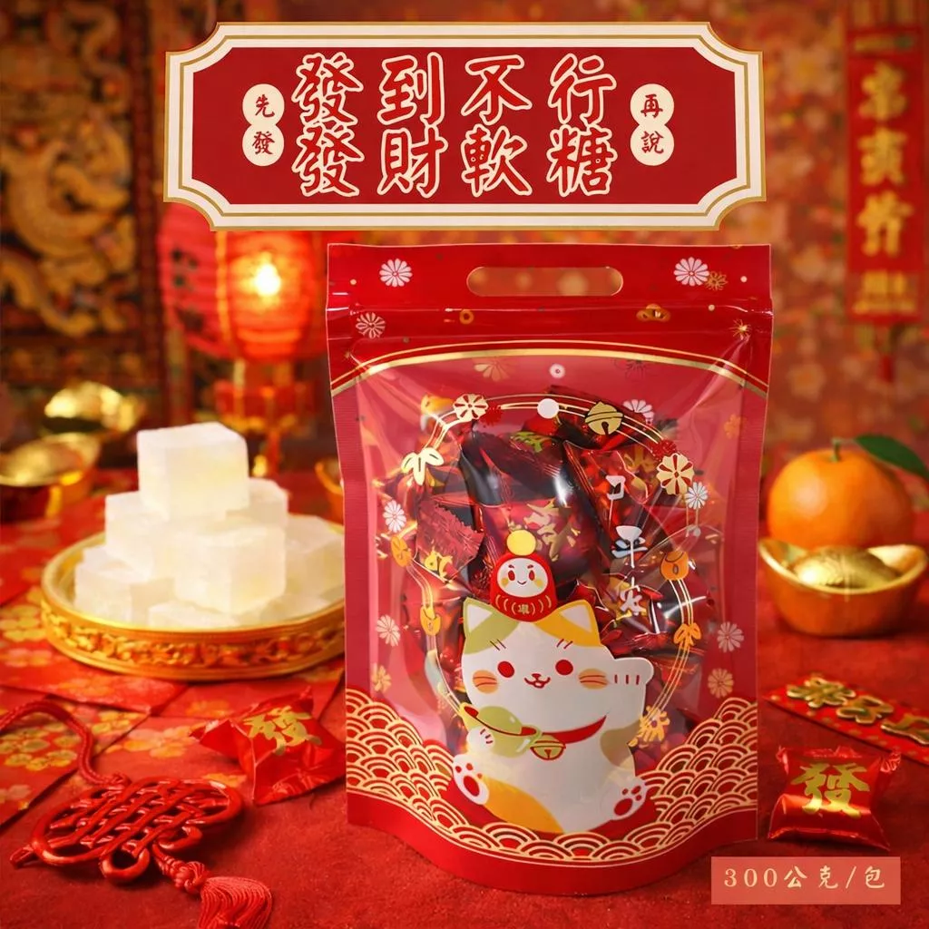 先發再說｜老闆專用發財軟糖 300g(一組2包)