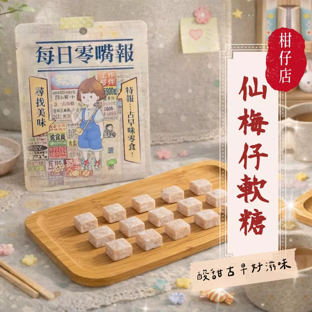 CHILL愛吃-仙梅仔軟糖/梅仔餅