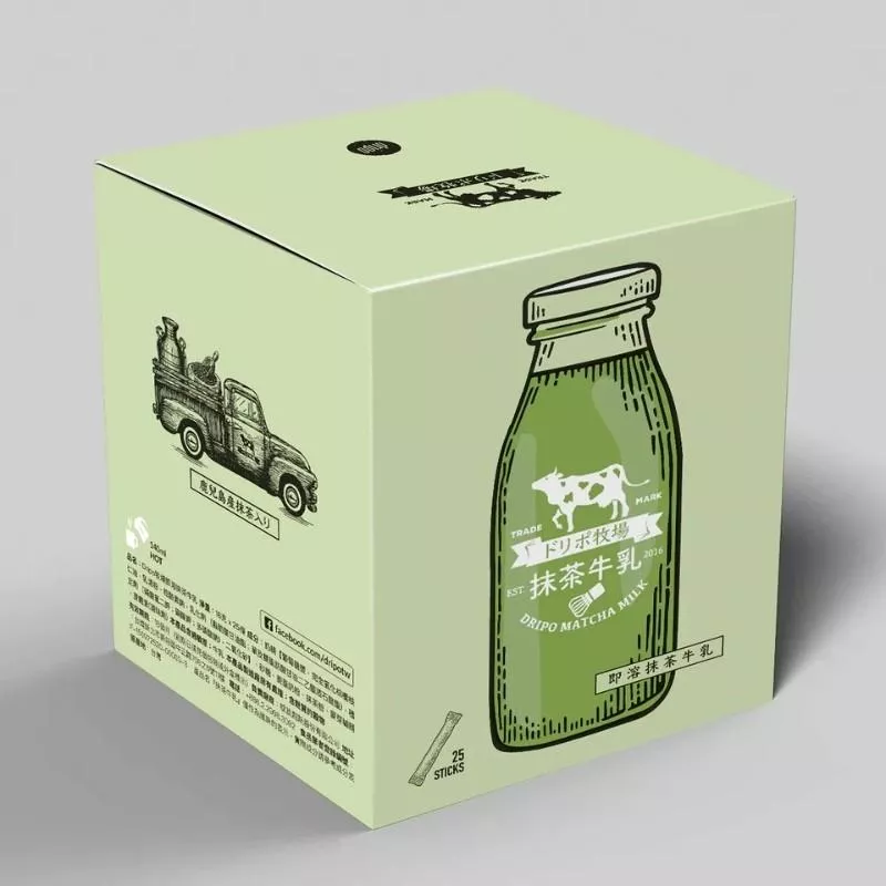 Dripoドリポ牧場抹茶牛乳即溶飲品(原味)