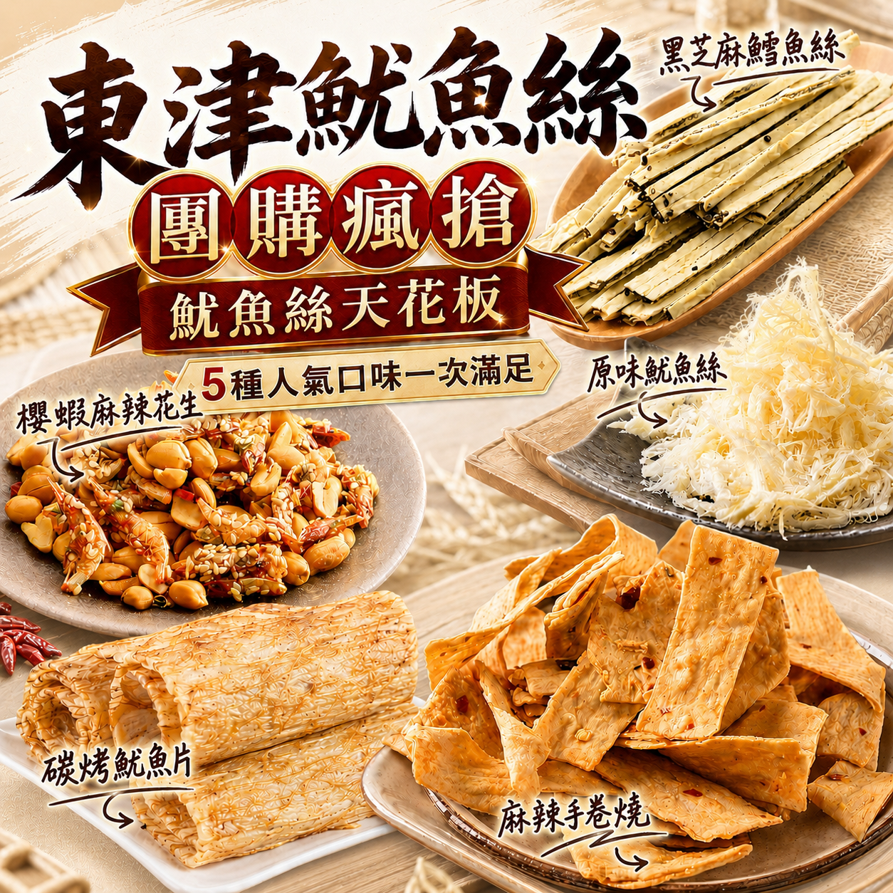 萬包熱銷人氣王｜東津魷魚絲(單包)
