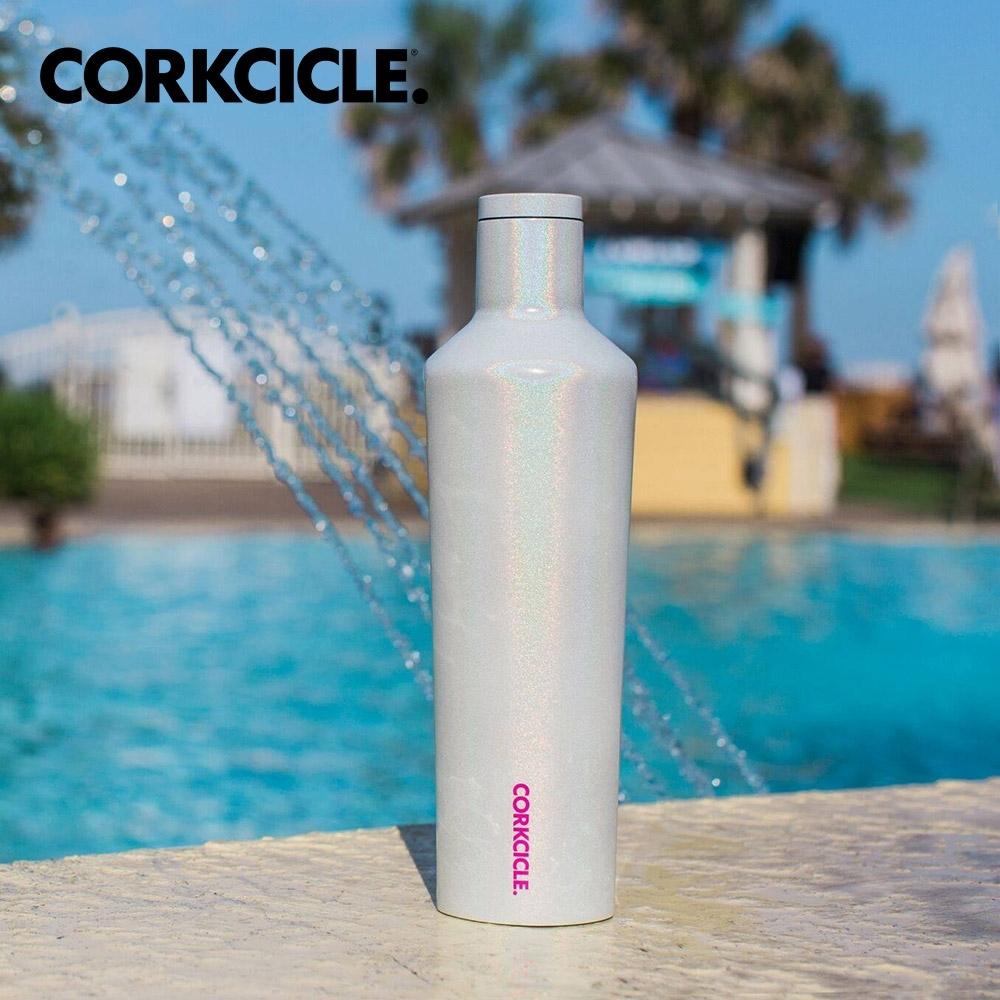 美國CORKCICLE Unicorn Magic系列三層真空易口瓶/保溫瓶270ml-銀河白