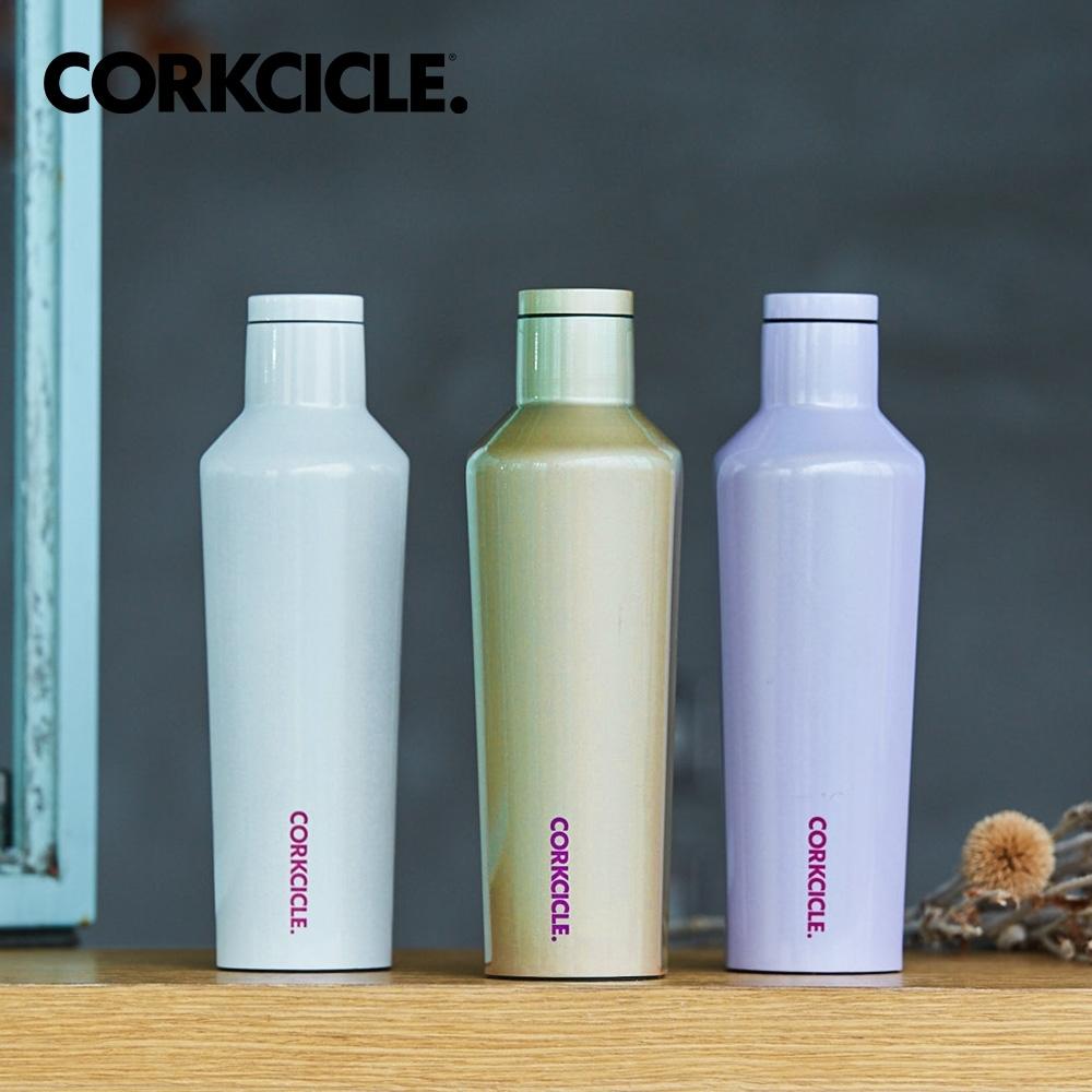 美國CORKCICLE Unicorn Magic系列三層真空易口瓶/保溫瓶270ml-銀河白