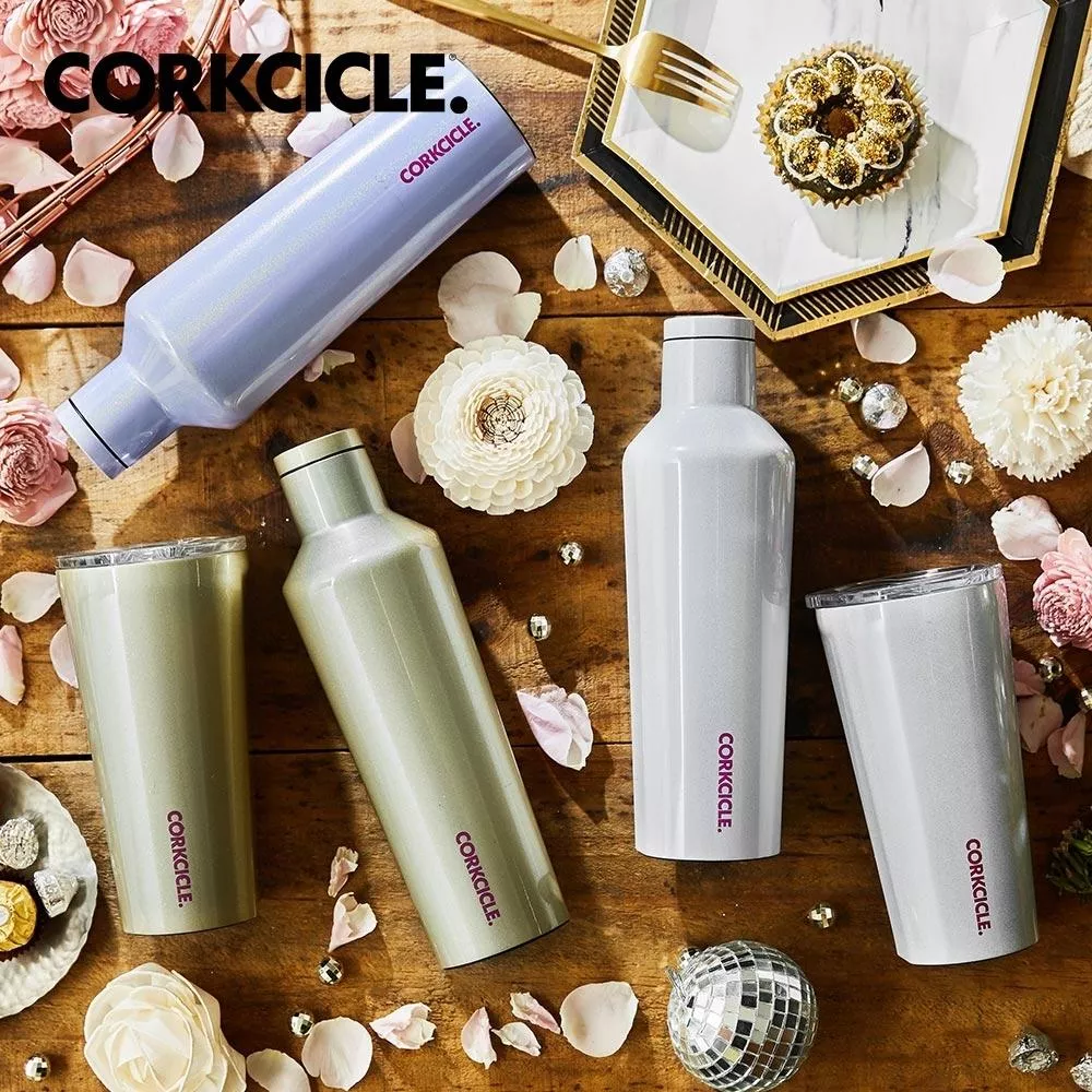 美國CORKCICLE Unicorn Magic系列三層真空易口瓶/保溫瓶270ml-銀河白