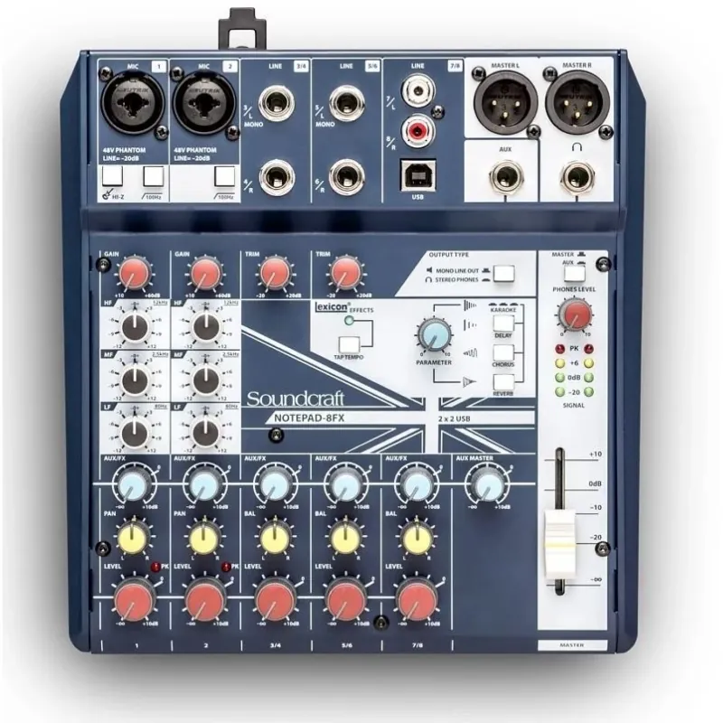 Soundcraft Notepad - 8FX 混音機