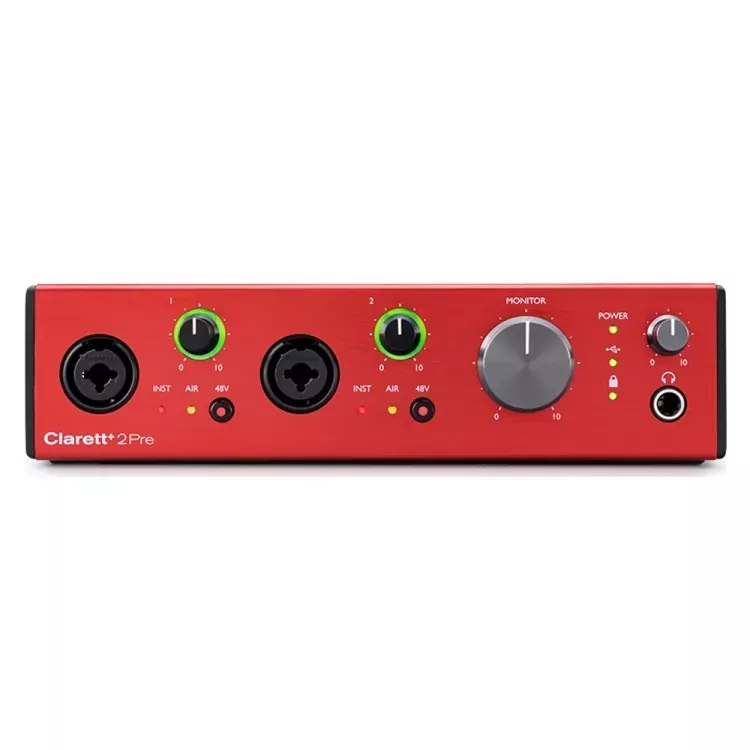 Focusrite Clarett+ 2Pre 錄音介面