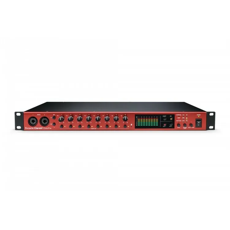 Focusrite Clarett+ Octopre 8 軌麥克風前級音頻處理器