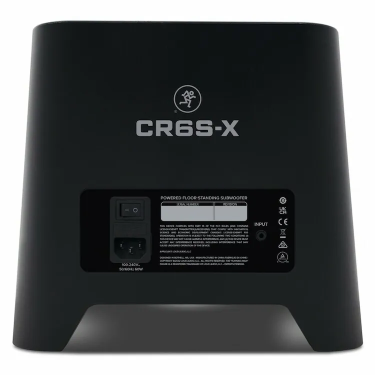 Mackie CR6S-X Subwoofer 6.5吋 低音喇叭