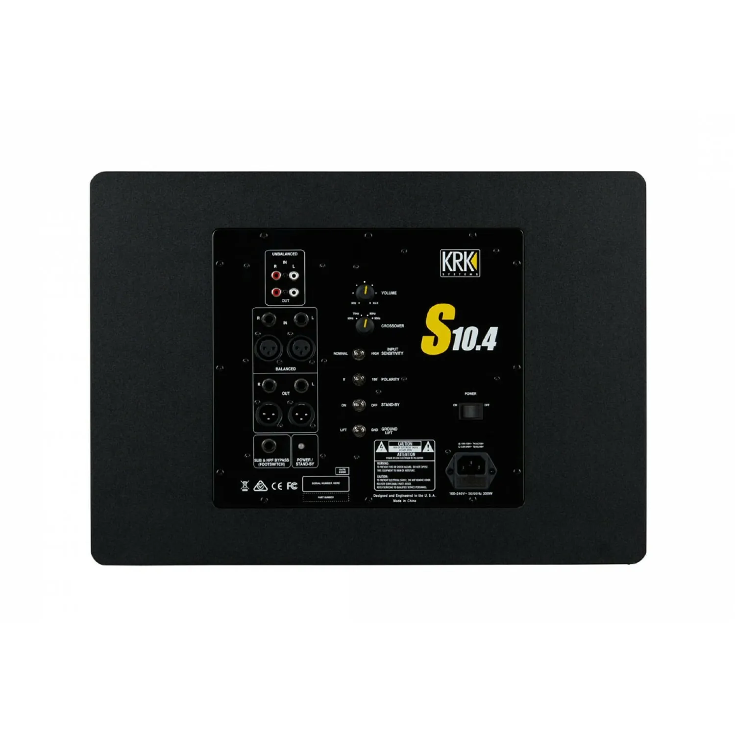 KRK S10.4 Subwoofer 重低音 監聽喇叭