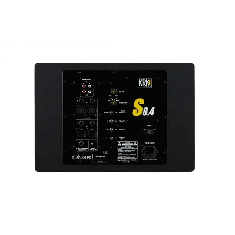 KRK S8.4 Subwoofer 重低音 監聽喇叭