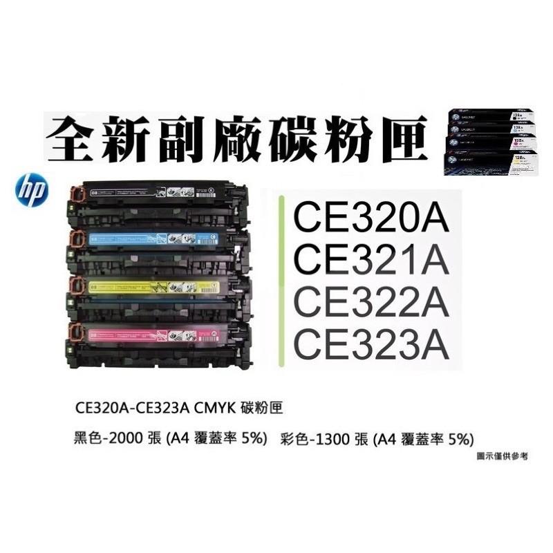 HP 128A / CE320A~CE323A副廠相容碳粉匣( HP LJ CM1411fn/CP1521/CP1525