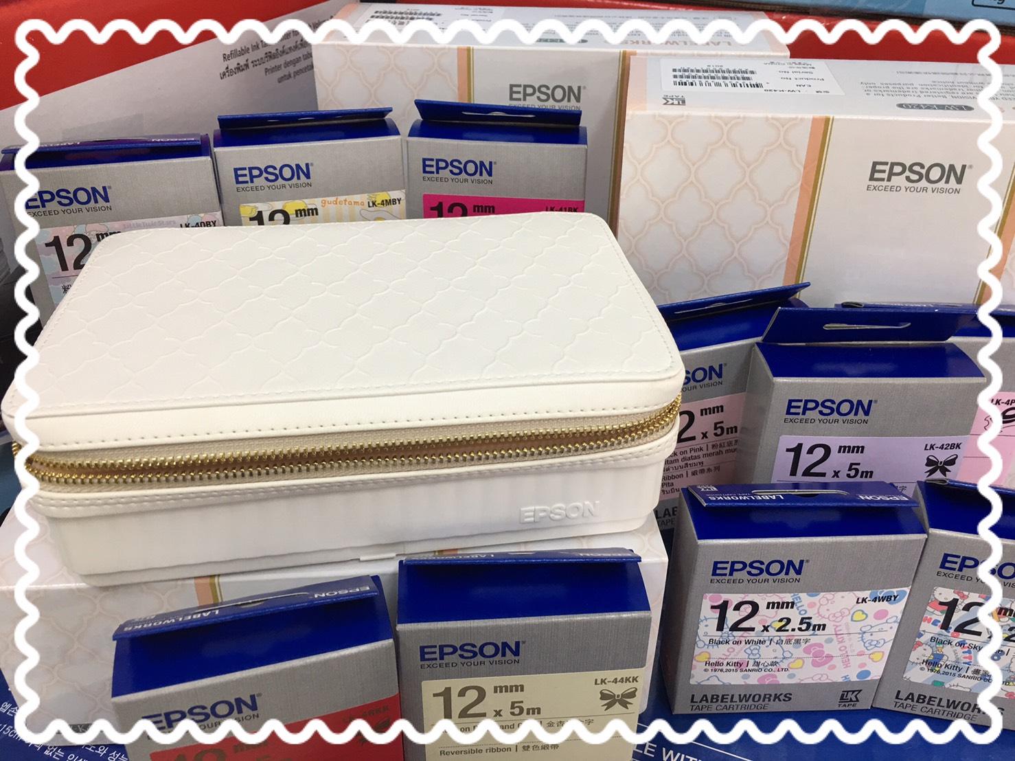 客訂 EPSON LW-K420 美妝標籤機+標籤帶