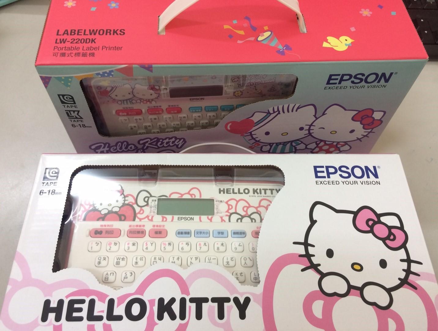 【含稅 有保固 】EPSON LW-220DK Hello Kitty& Daniel標籤機 原廠公司貨 登錄送三年保固