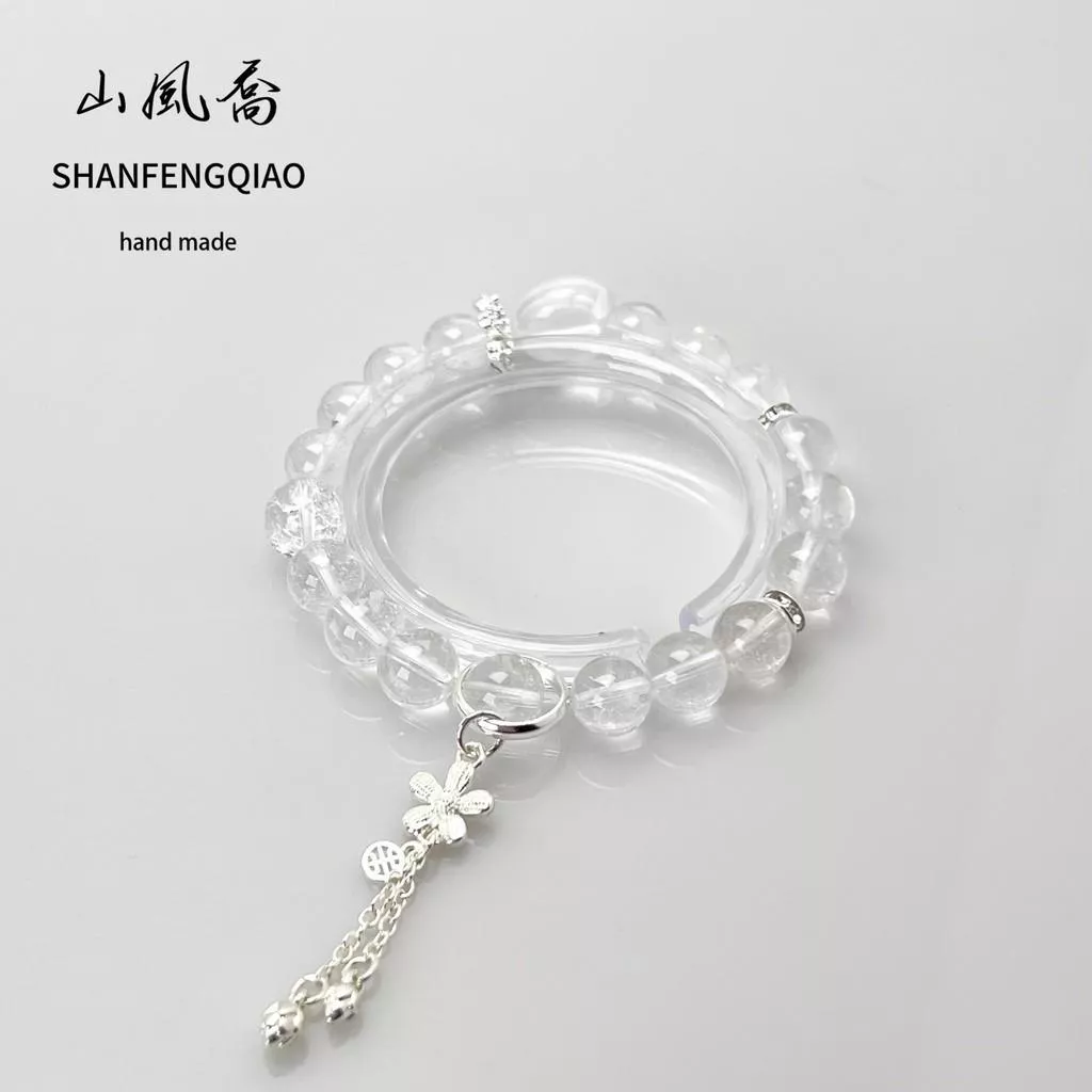 【山風喬】10mm+ 療癒、淨化，修復受損能量  淨化女神3.3 · 水晶手鏈 滿串手鍊