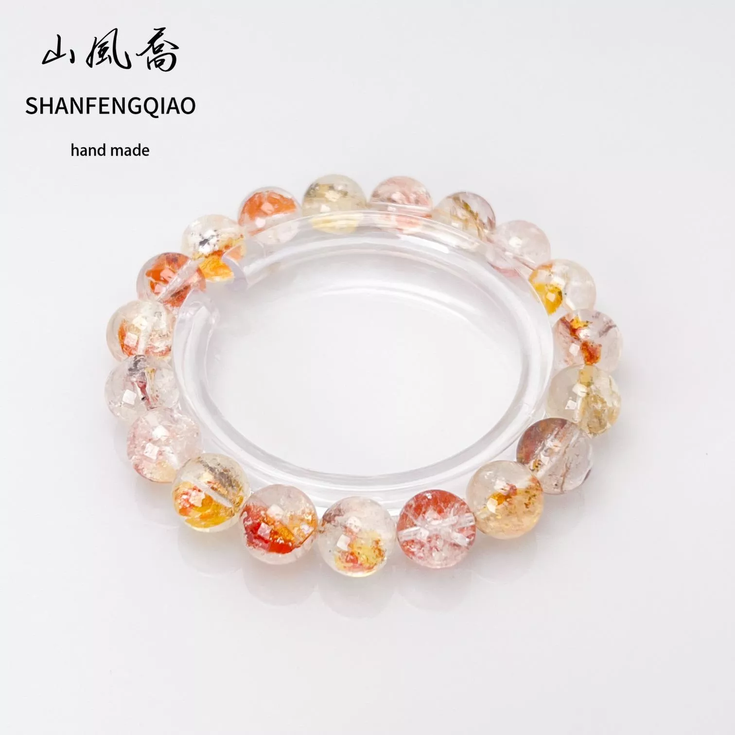 【山風喬】9mm+ 錦鯉膠花手串