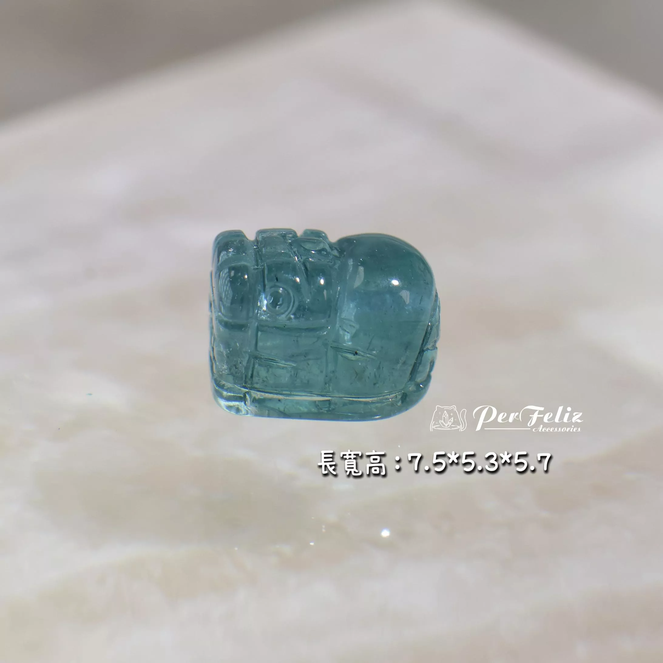 藍碧璽貔貅-3