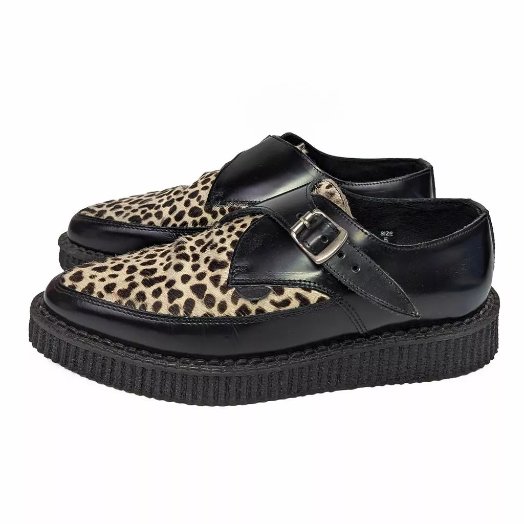 UnderGround Leopard Leather Creeper 豹紋龐克厚底鞋