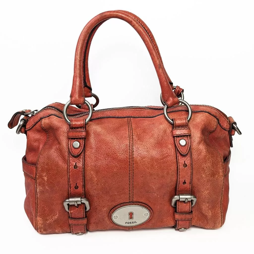Vntage FOSSIL Y2K Leather hand Bag