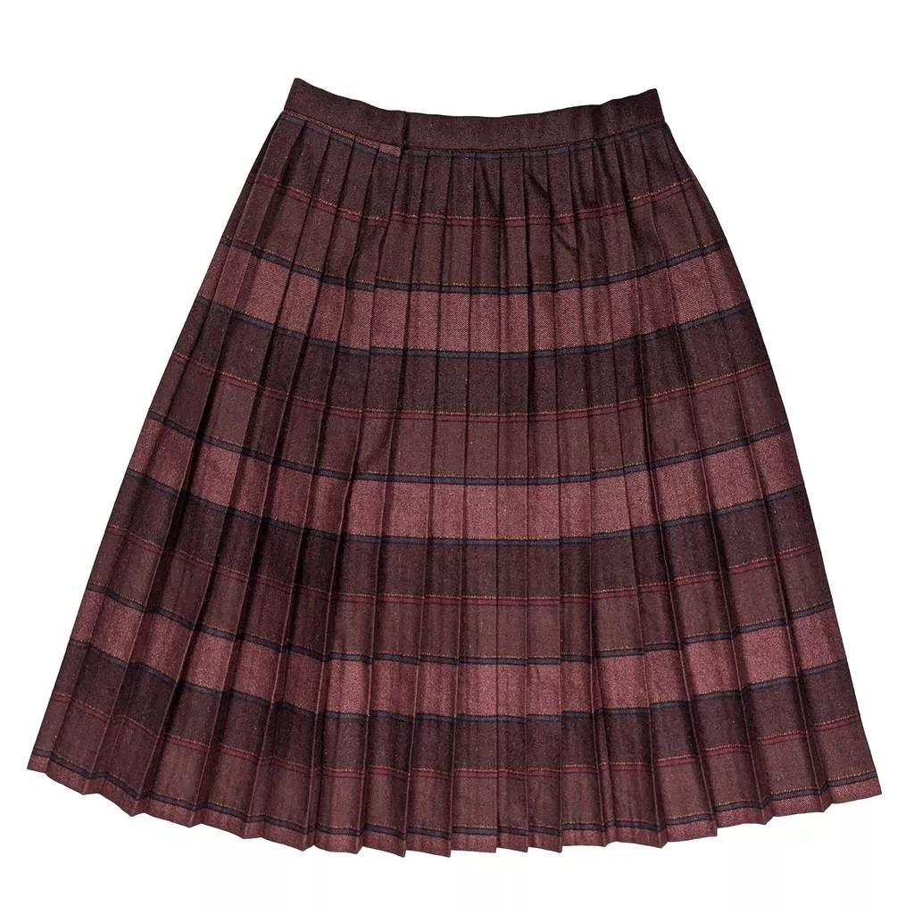 Vintage 日本格紋長裙