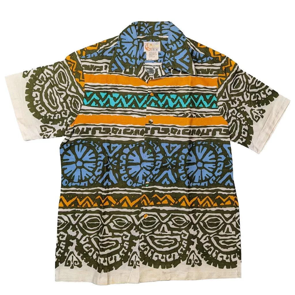 70's vintage 夏威夷製 iolani hawaiian shirt