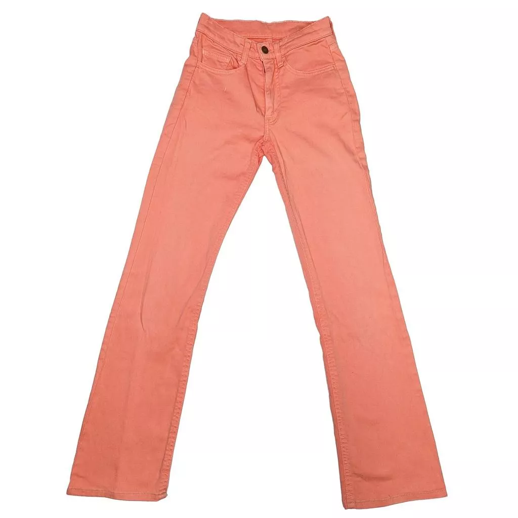 二手日本製粉橘Levi's喇叭褲