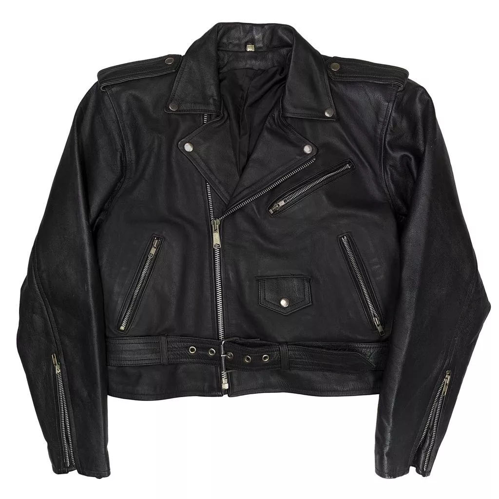 二手真皮騎士夾克外套 摩托車 皮衣 皮外套