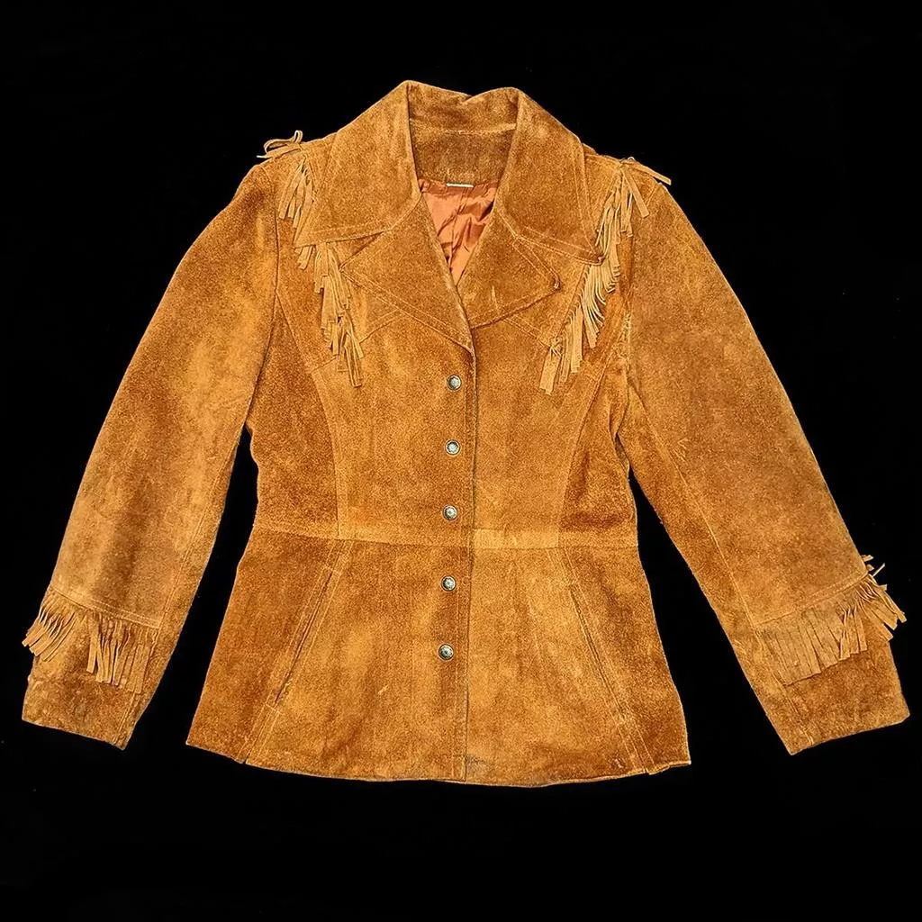 70's Vintage 美國麂皮流蘇外套