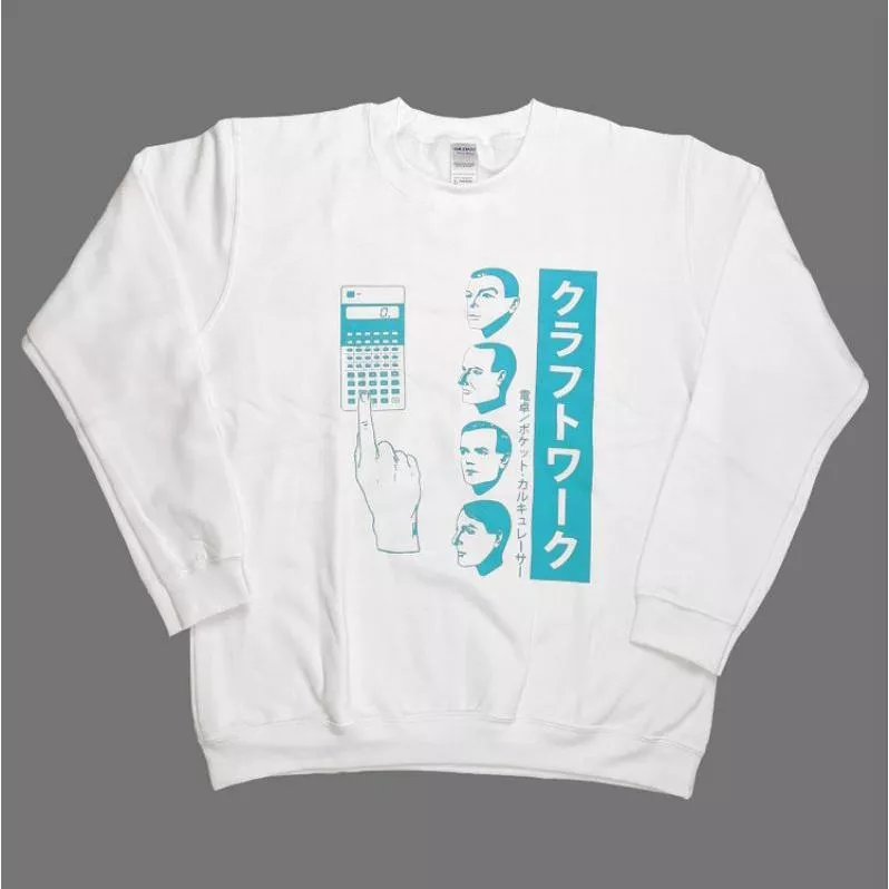 クラフトワーク - 電卓 白色大學T