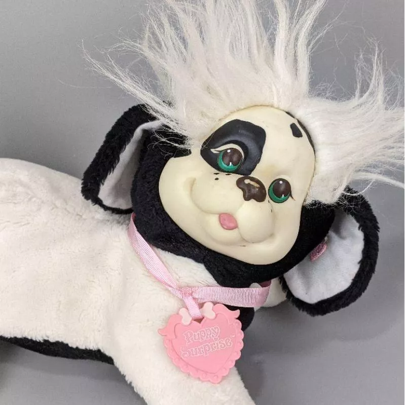 90年代 puppy surprise 狗布偶 老玩具 古董玩偶 Vintage