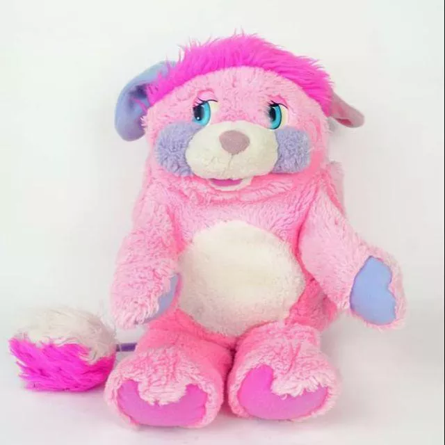 80年代 台灣製 粉紅色 Popples 布偶 超大隻 復古絨毛玩偶