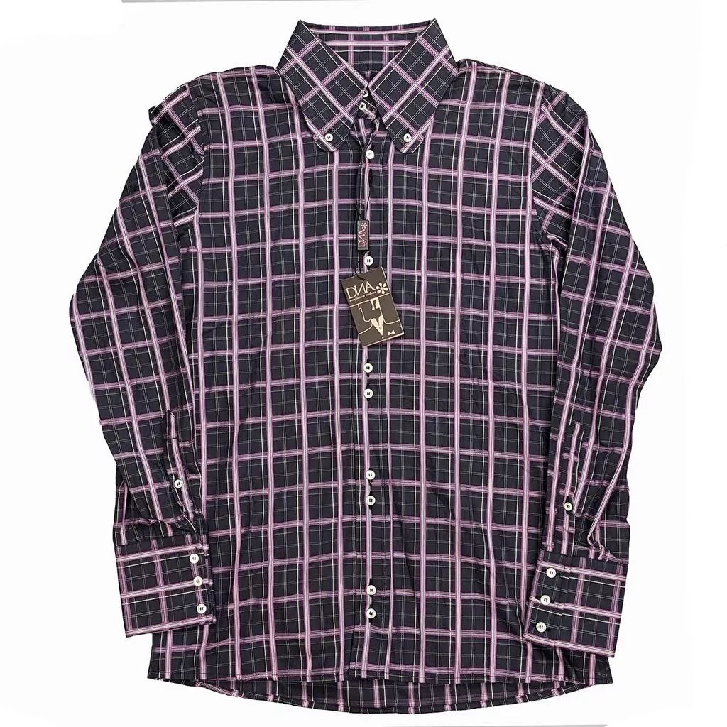 00's Dna groove 格紋襯衫