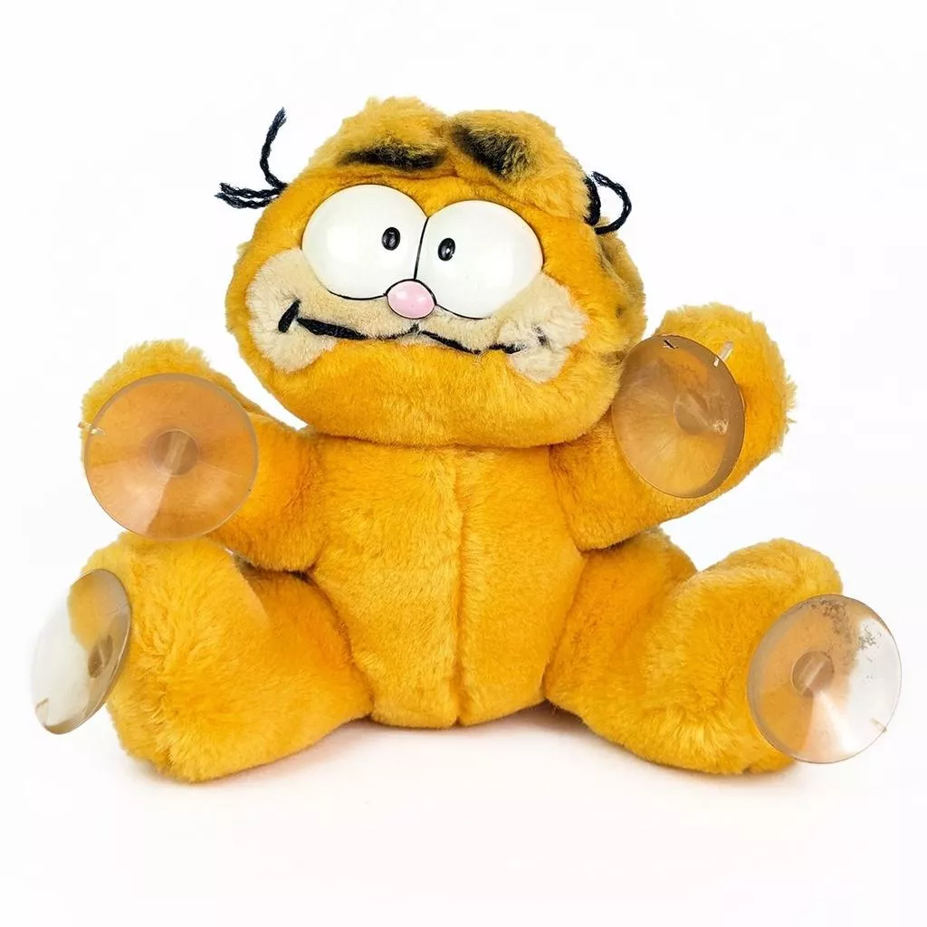 Vintage 80年代吸盤加菲貓布偶