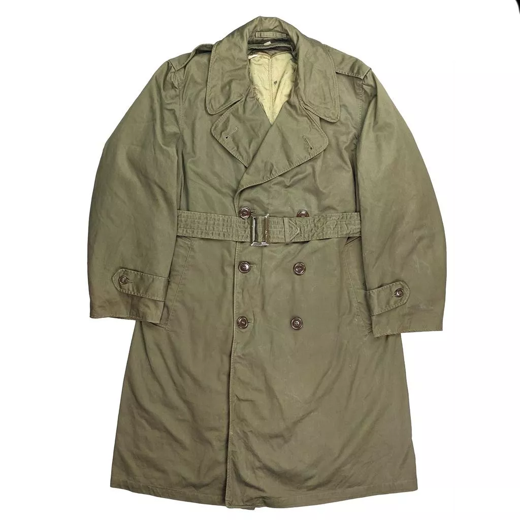 Vintage 50's 美軍韓戰時期壕溝大衣 Korean War  Trench Coat