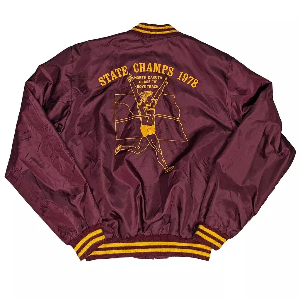 Vintage70's Birdie Satin Bomber Jacket 尼龍運動外套