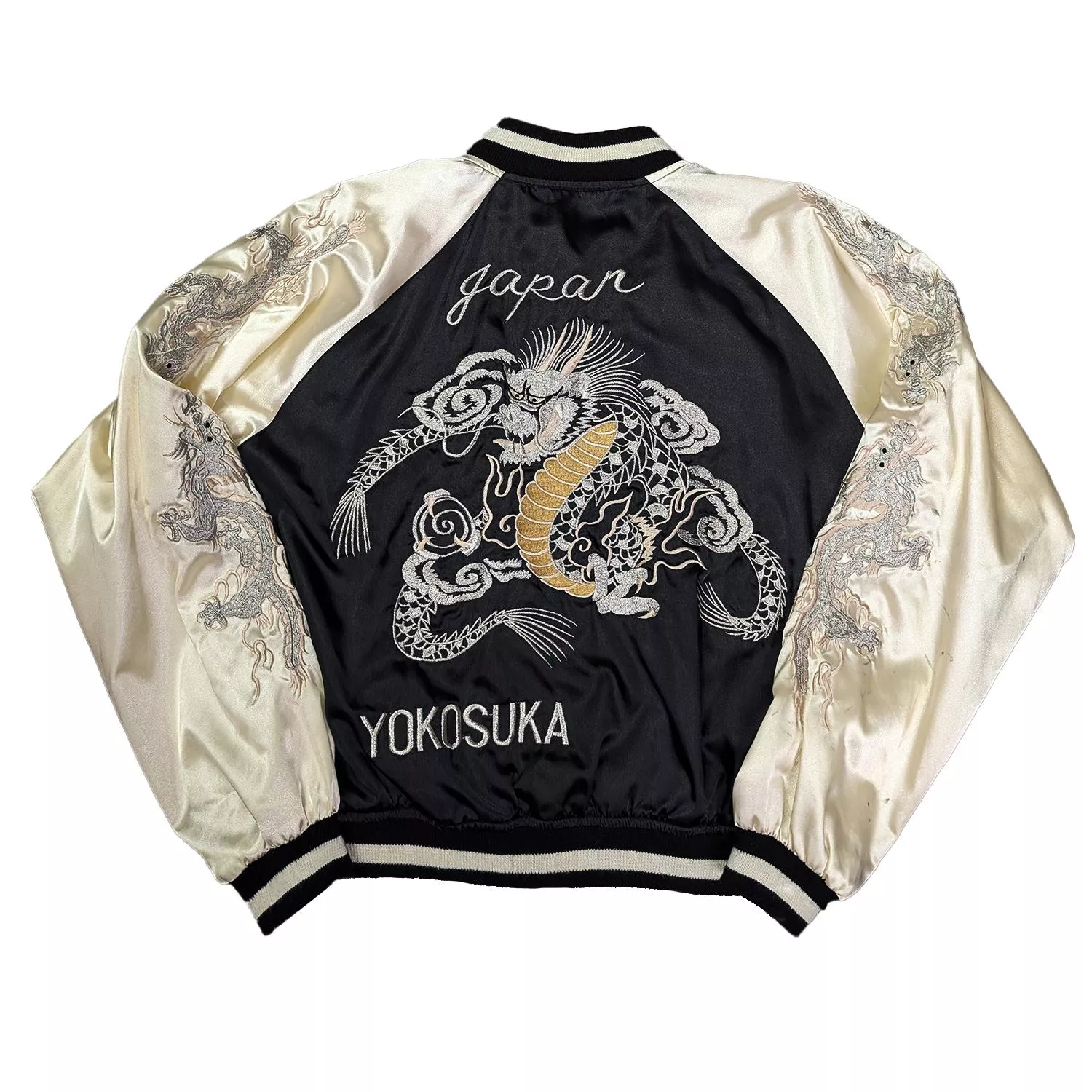 90's Vintage Modern Voice Sukajan 龍橫須賀刺繡外套