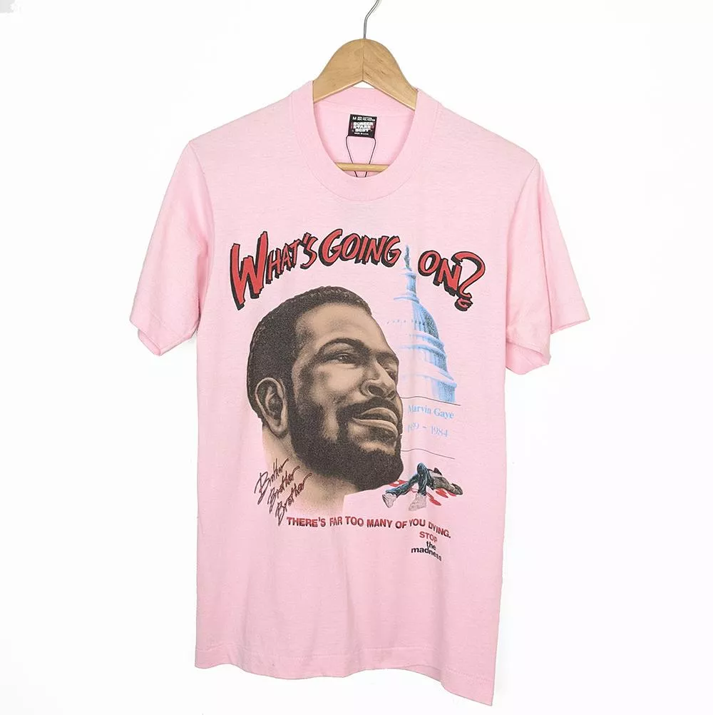 Rare Vintage Marvin Gaye What's Going on Tee