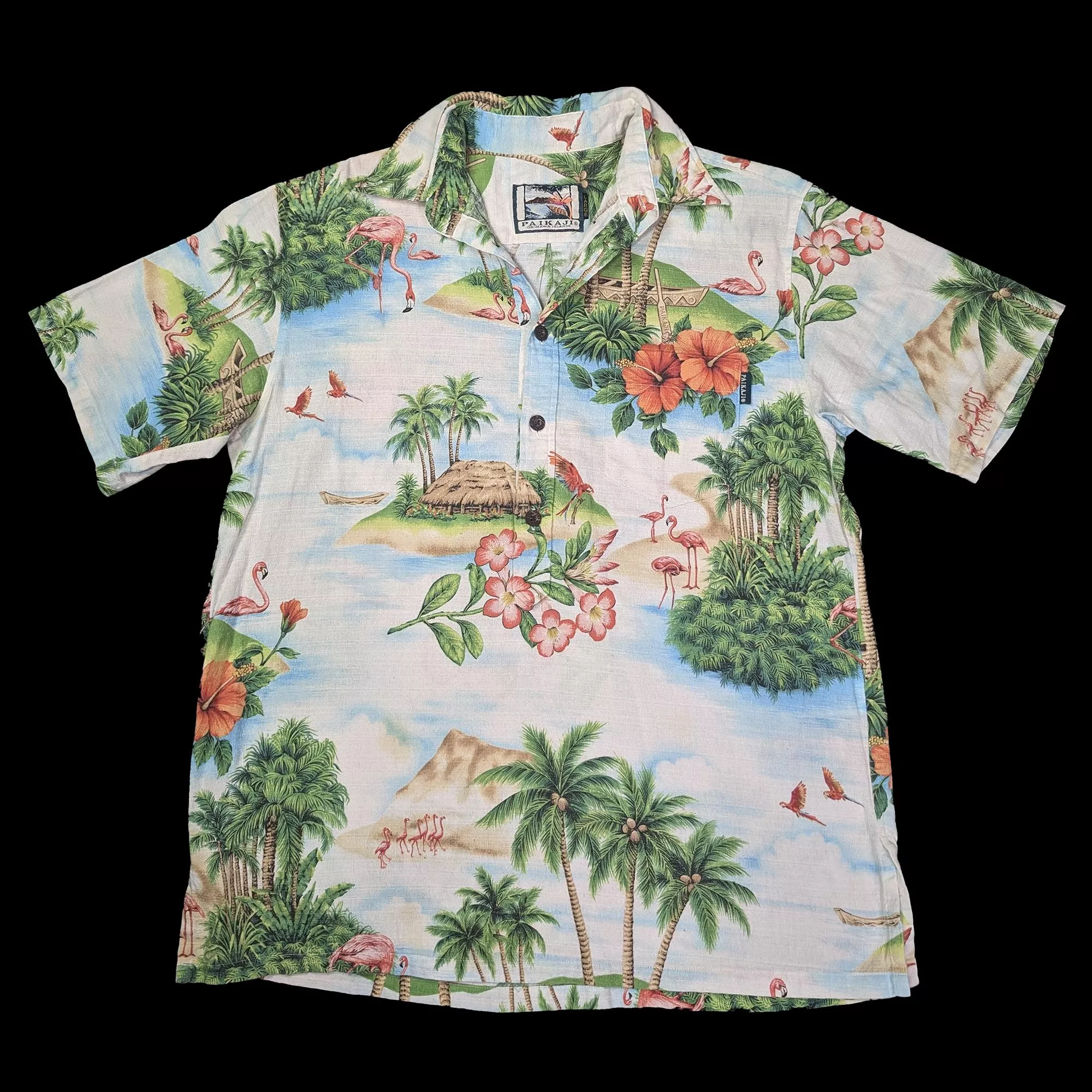 沖繩品牌 Paikaji Okinawa Islands Pullover shirt夏威夷襯衫