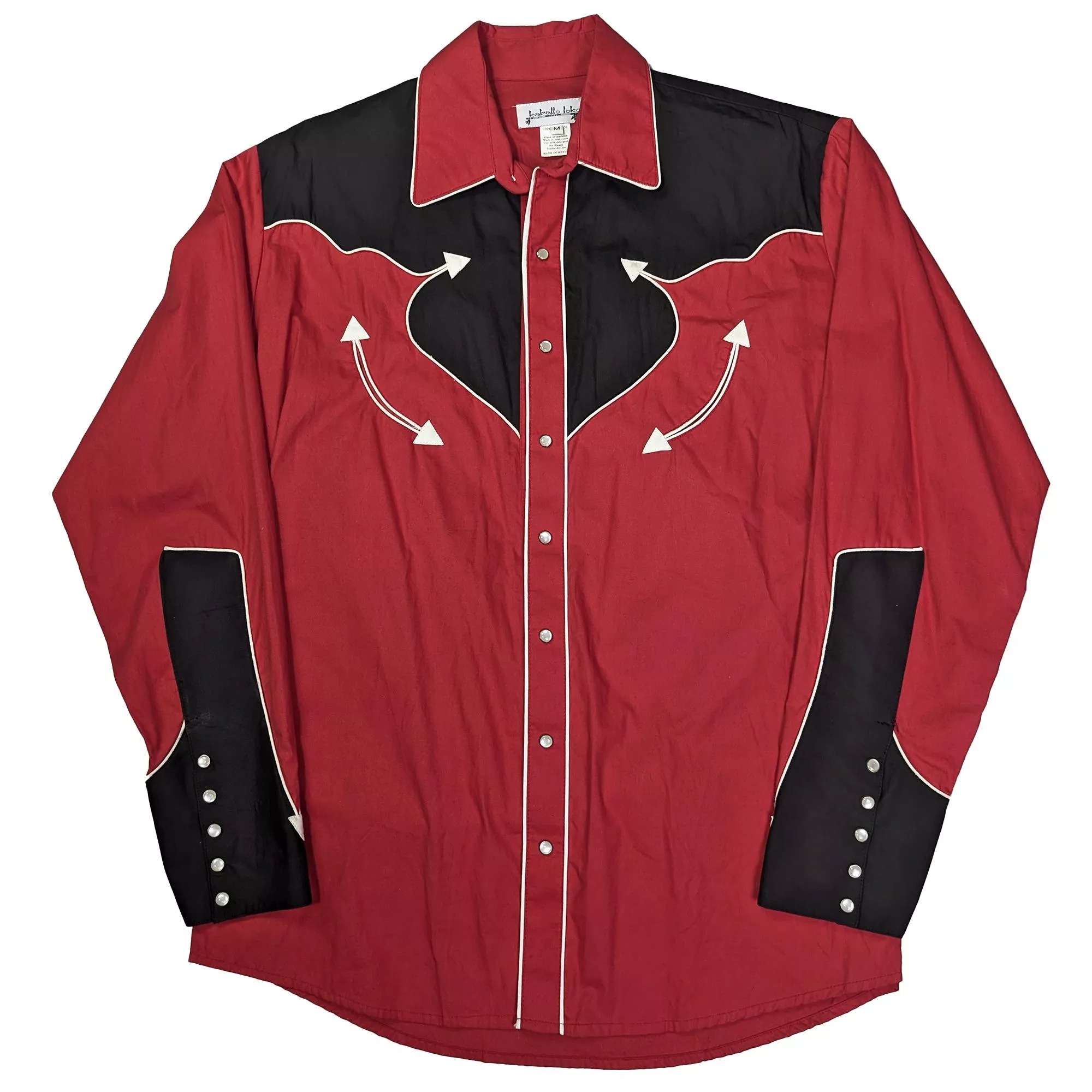 Vintage Kaballo Loko Western Shirt 紅色西部襯衫