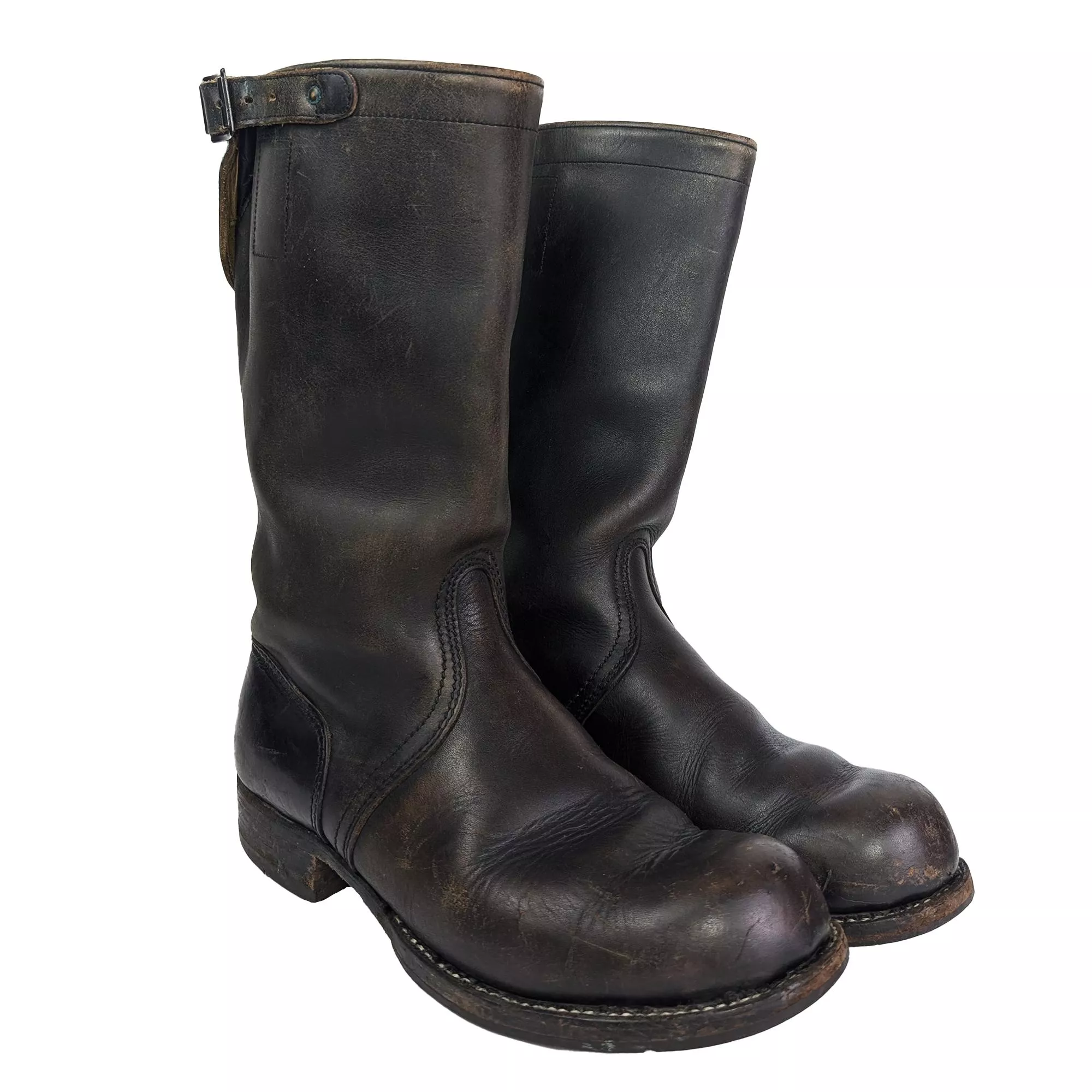 60s Vintage German Army Bundeswehr Steel Toe Boots 西德國防軍鋼頭長靴