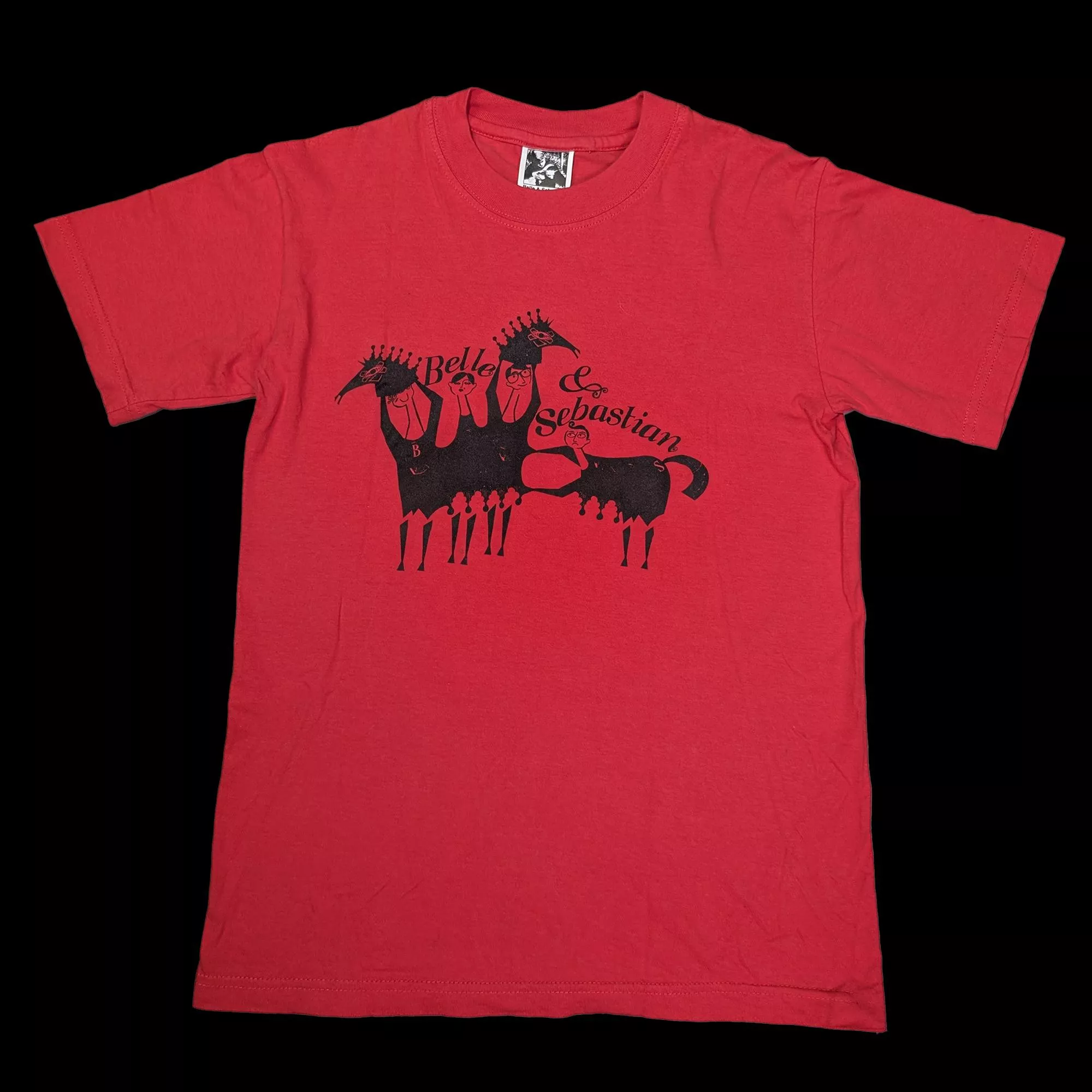 Vintage Belle & Sebastian Tee  蘇格蘭格拉斯哥Indie Pop 官方團T Rare!