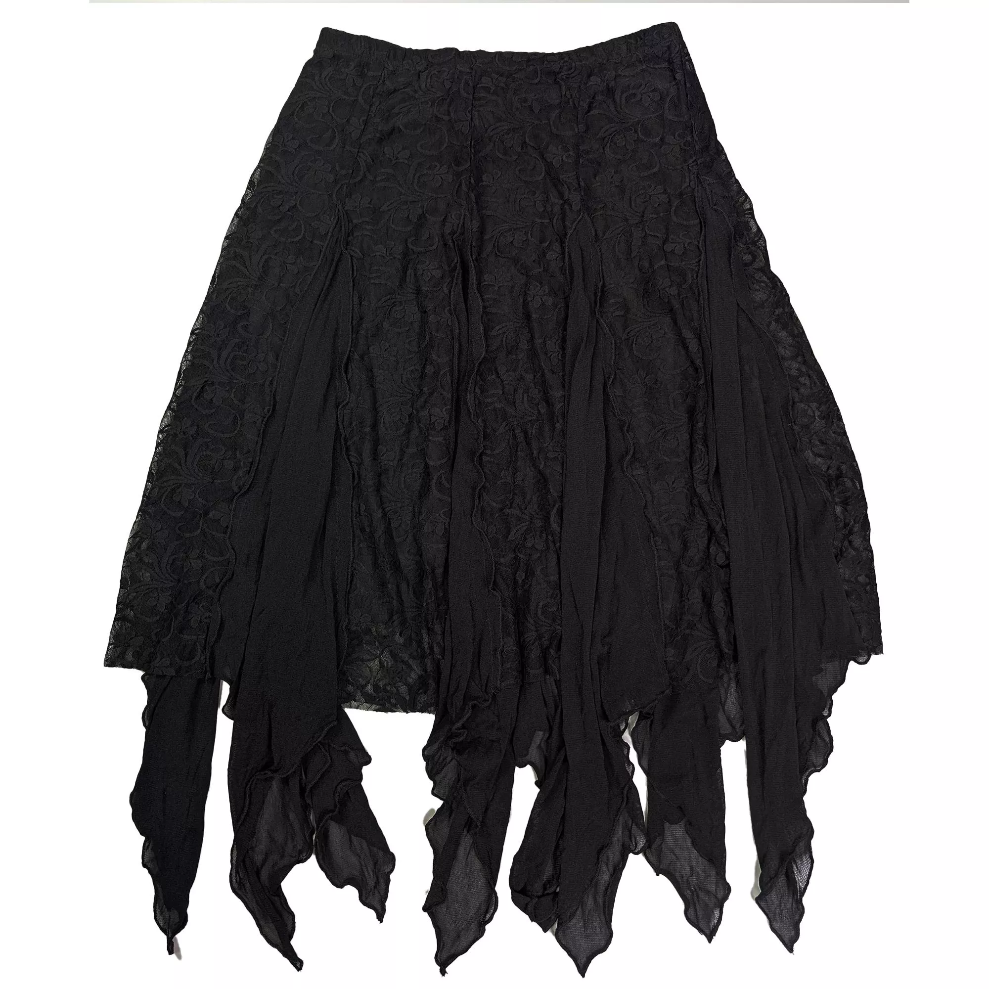 00's Gothic Lace Layered Skirt 哥德蕾絲層次長裙
