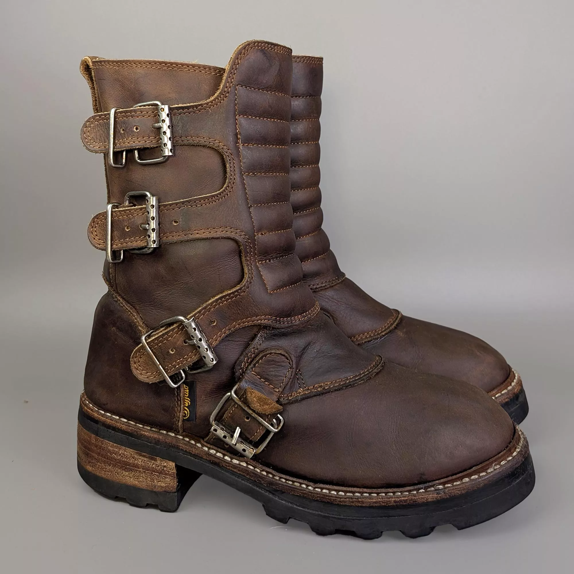 00's Vintage Buffalo 高筒綁帶靴工程師靴