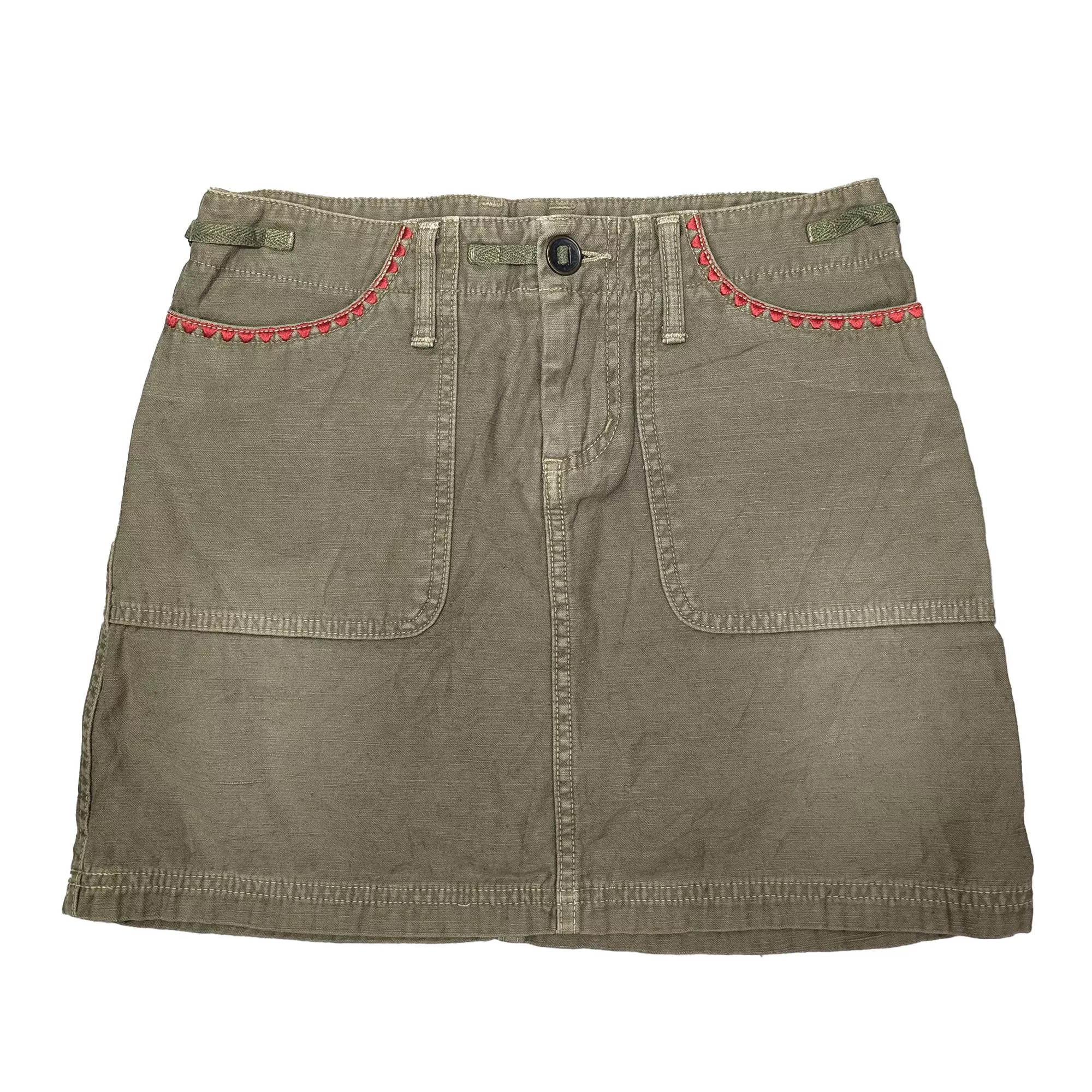 00's X-Girl Military Mini Skirt 短裙