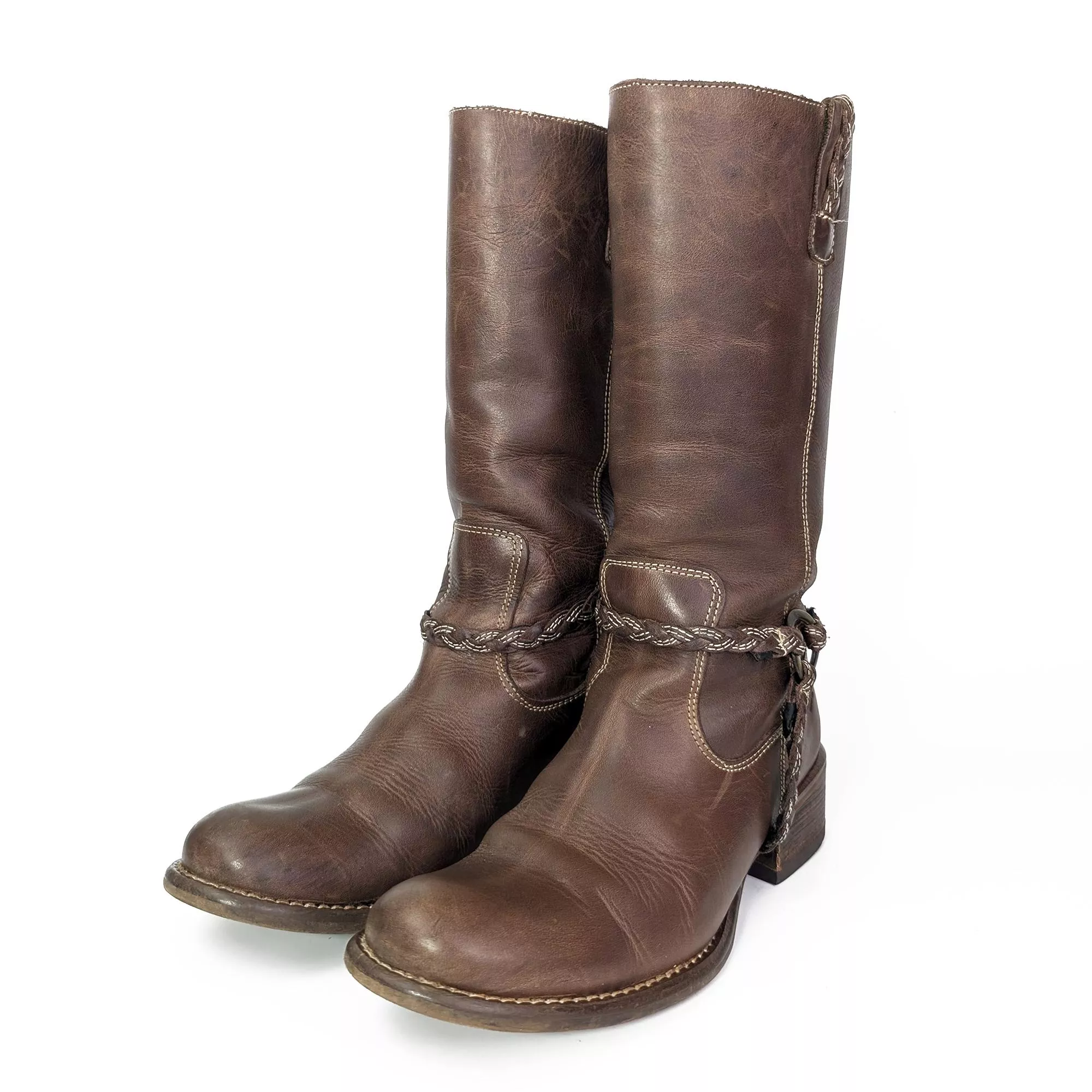 Vintage Destroy Boots 歐洲小眾靴