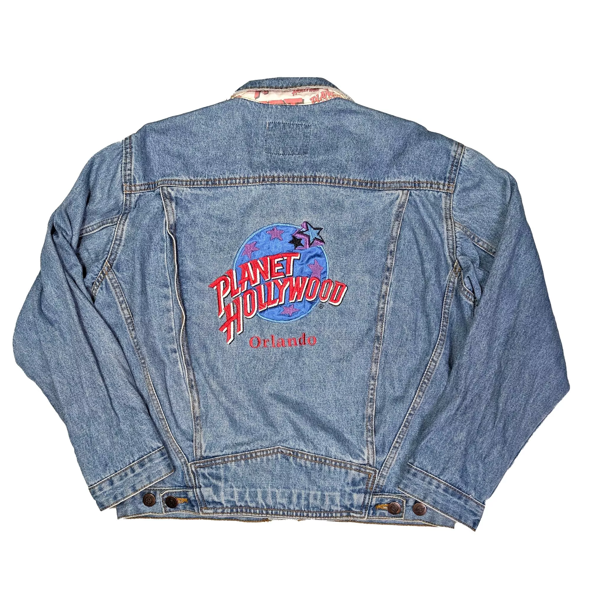 90's Vintage Planet Hollywood Orlando 奧蘭多 好萊塢星球 牛仔外套