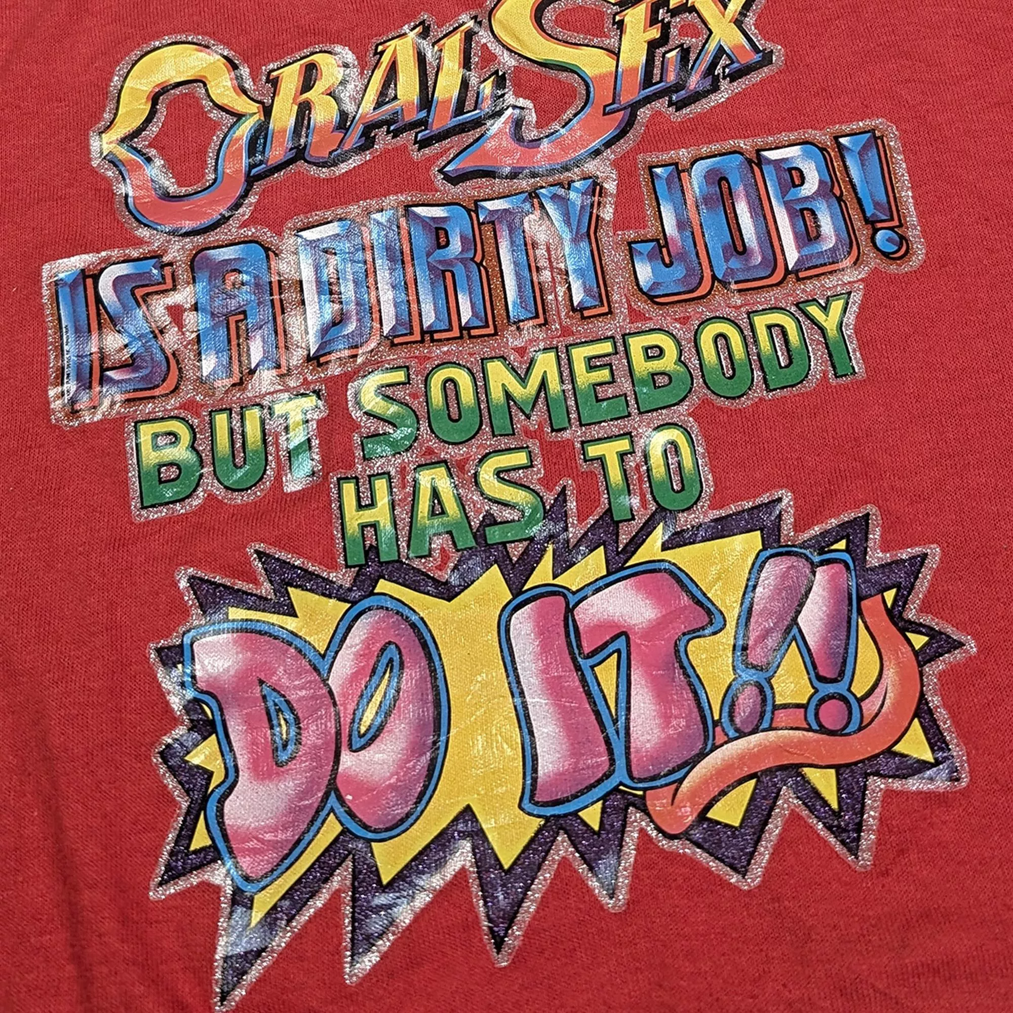 80's Vintage 情色幽默 Slogan 標語 T恤